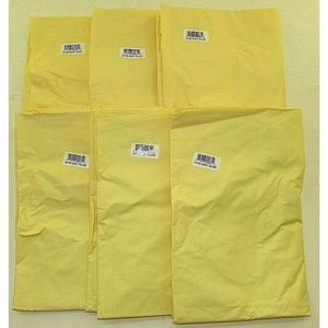 BOB BARKER 6 Twin Fitted Sheets 36"x80"x9" Yellow